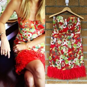 Peter Som for Anthropologie Luisa Poppy
Dress size 12